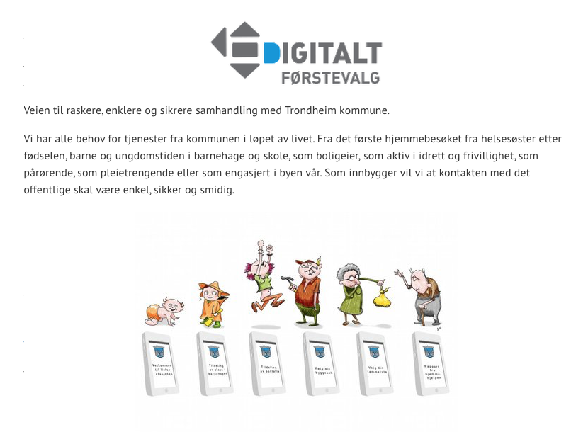 Trondheim kommune Digitalt førstevalg